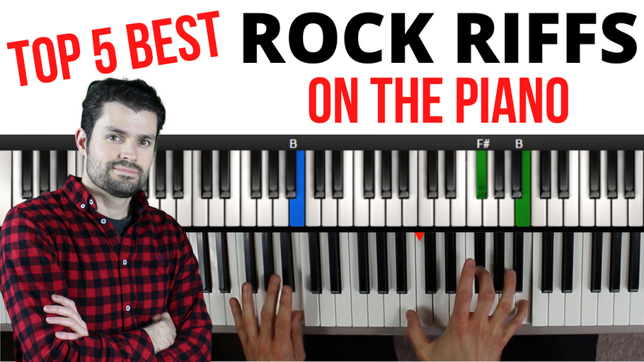 Top 5 Best ROCK Riffs on the Piano and How to Play Them