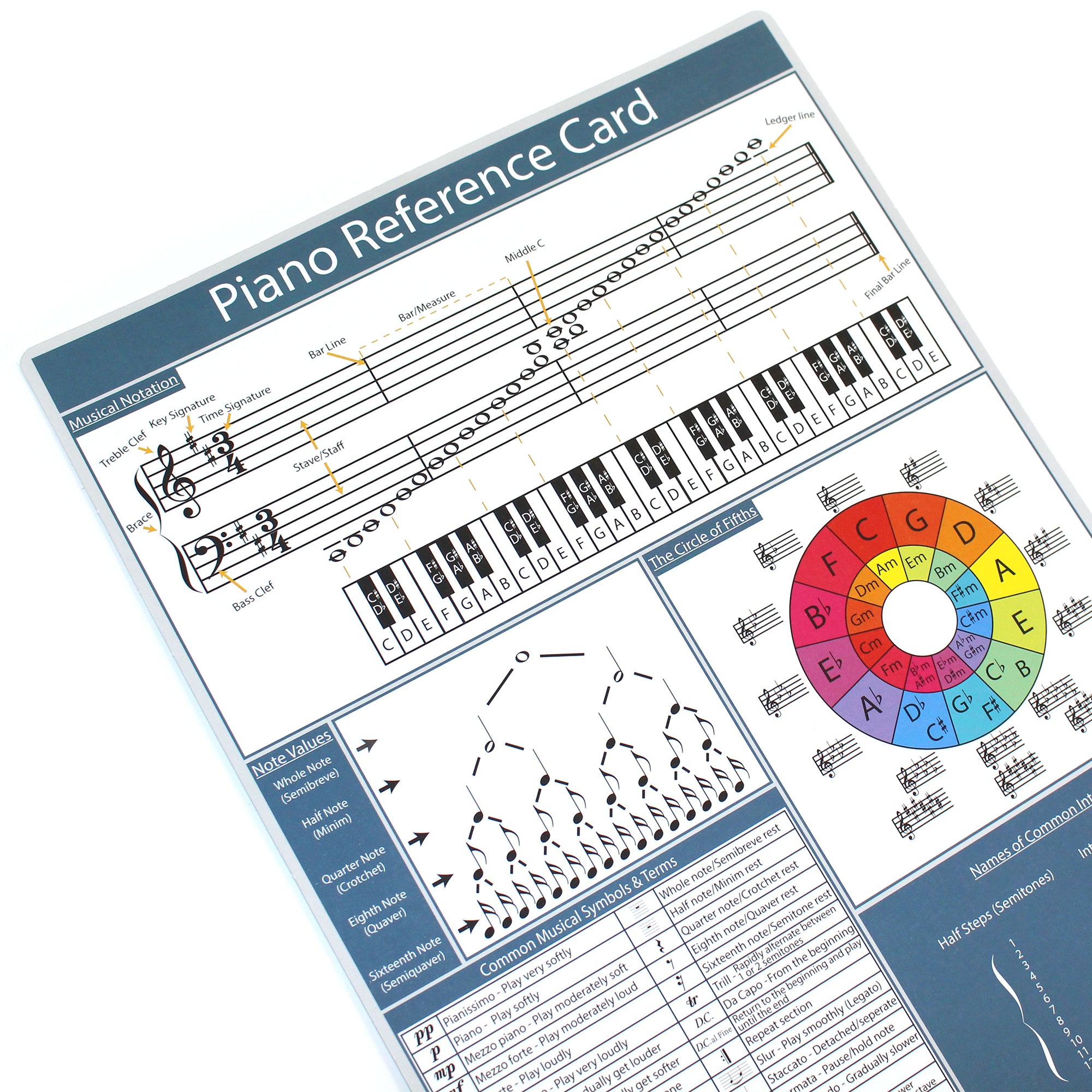Load image into Gallery viewer, piano theory flash card