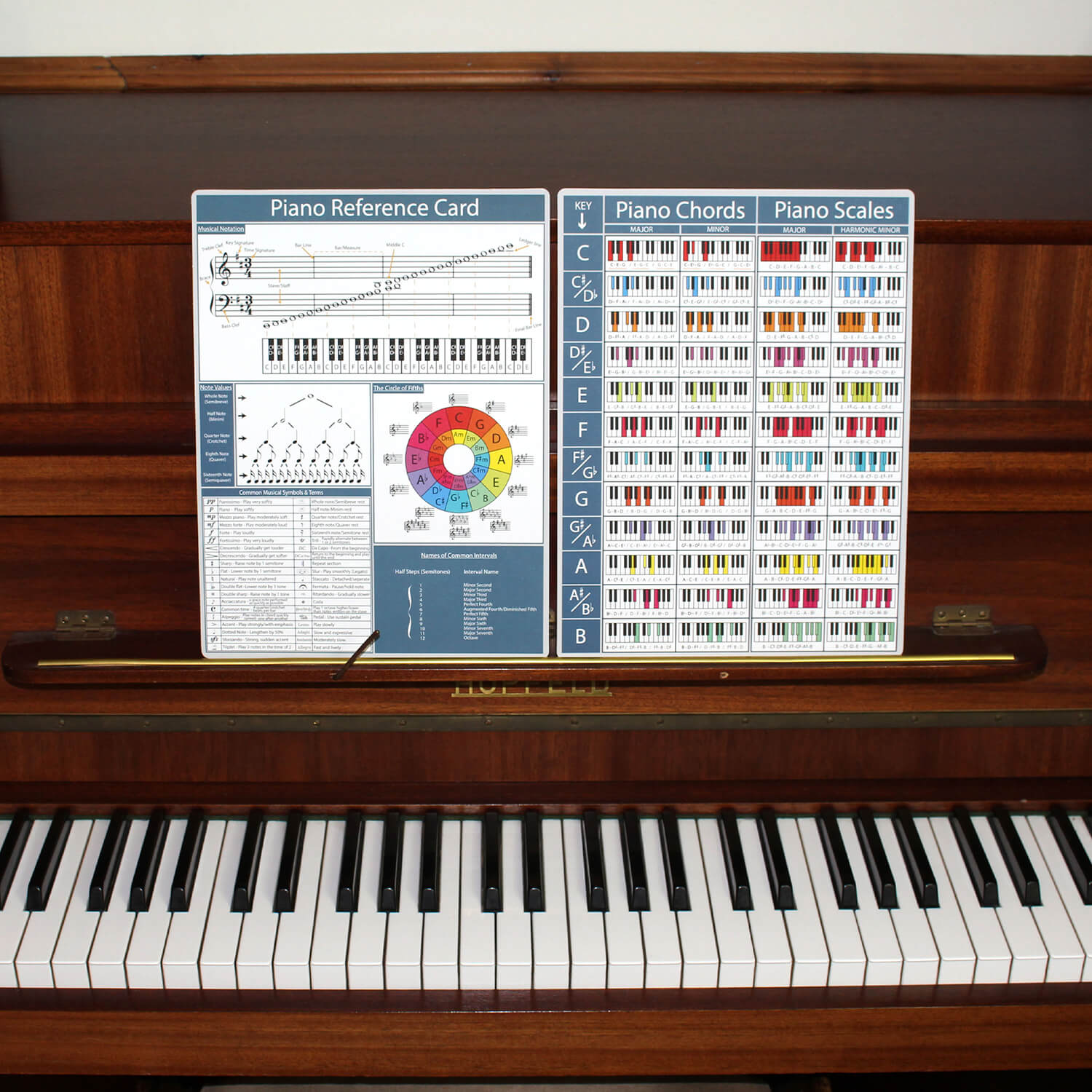piano flash cards
